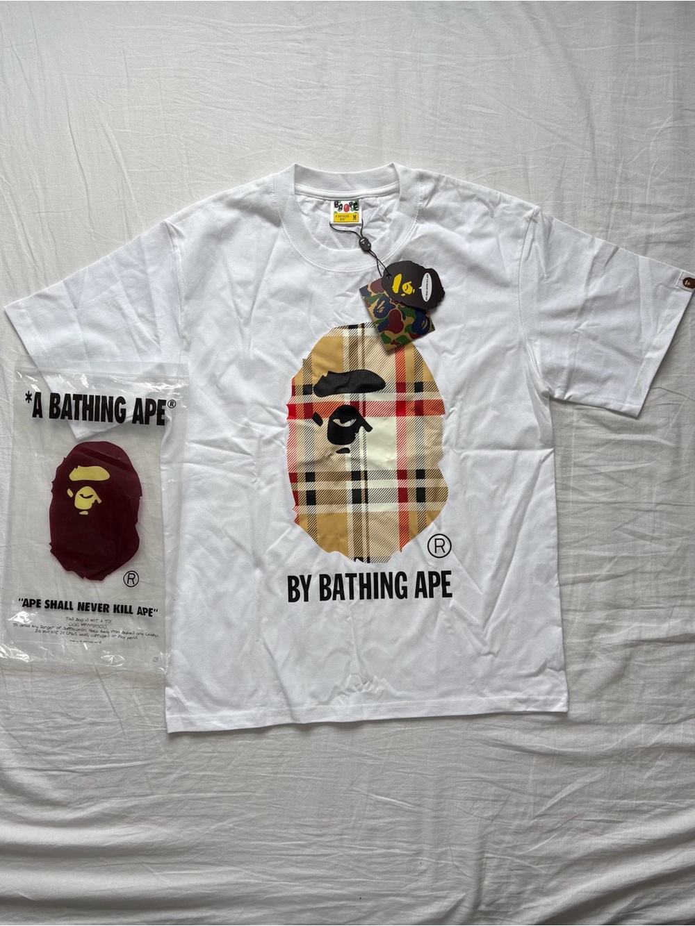Bathing ape X Burberry Size S
